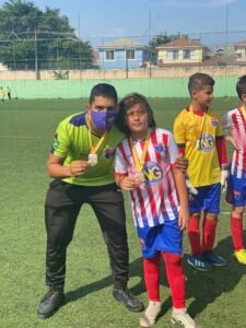 Lucas frota Futebol de base